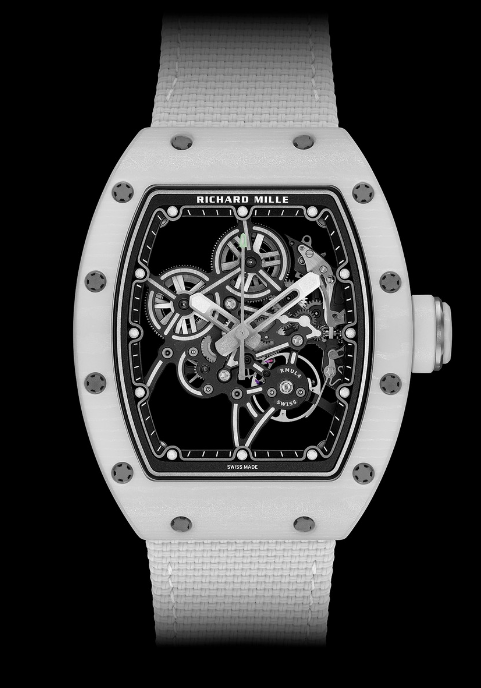 Best Richard Mille RM 55-01 White Quartz TPT Replica Watch